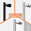 Porte de douche pliante en verre sans cadre 36 po x H 72 po-100913840-129872500