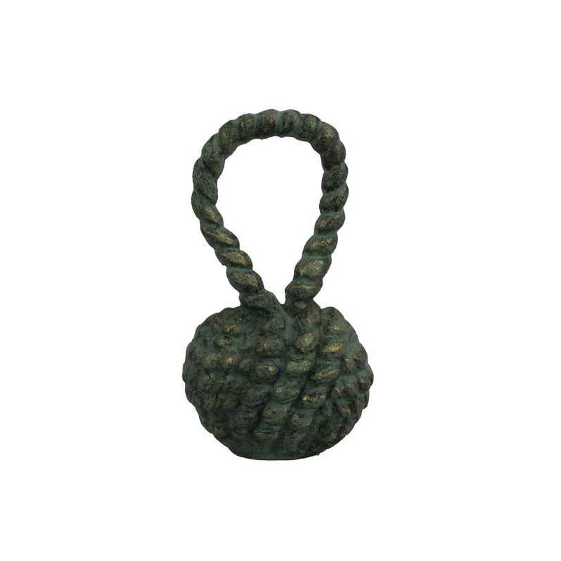 Butée de plancher pondérée en fer moulé, Bronze antique