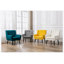 Chaise d'appoint avec pieds noirs pour la maison d'intérieur-582453