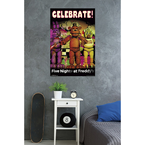 Reproduction Movie Poster Five Nights At Freddy's, Home Wall Art, Various  Sizes Available