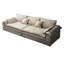 Canapé modulaire 100% polyester kaki-410839919-410839917