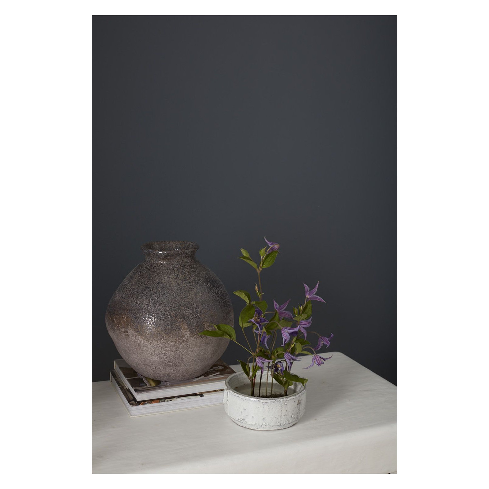 Donia Handmade Terracotta Table Vase, 12.25" H x 12" W x 12" D