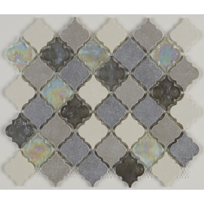 Tuile de mosaïque de calcaire 2 po x 2 po Benson