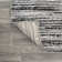Bonnyrigg Loom Modern Strie' Black/Gray Rug