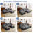 "110" L-Shaped Sectional Sofa-573499198