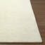 Keban Hand Knotted Wool Area Rug in Ivory-1148743188