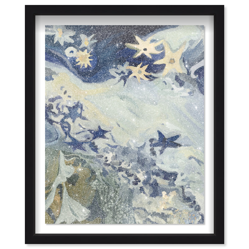 Mermaid Dream II Print by Oliver Gal, 25.5"H x 21.5"W, Black Shadowbox