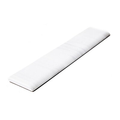 Soho 10"" x 2"" Polished Ceramic Bullnose Tile Trim in White -  The Tile Life, TONTA0210BLBN