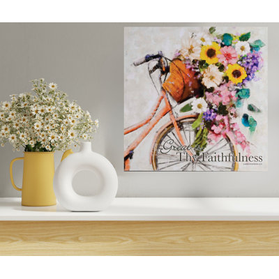 Wall Plaque Thy Faithfulness 20x20
