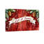 Noël, planches de bois rouges, flocons de neige, pommes de pin, ruban de Noël-958667213
