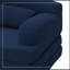 Canapé pliable à deux places en velours côtelé avec coussin moelleux-1697889397