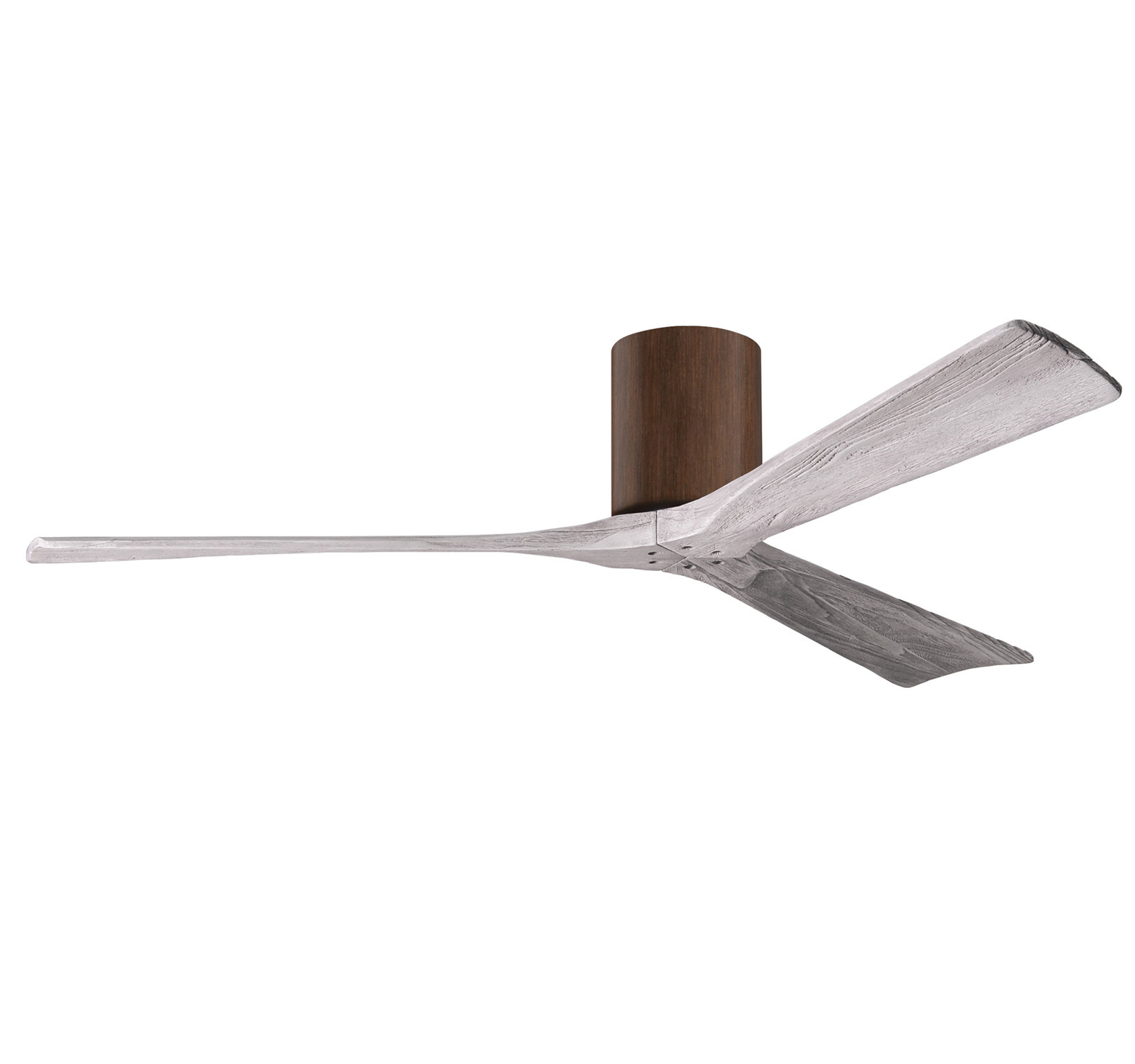 Olivier 3 Blade Ceiling Fan, Walnut, Barn Wood Tone, 60"