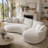 Curved Sofa With Ingenious Shape