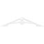 Sellek Architectural Grade PVC Gable Pediment - 4/12 Pitch-122121614-122121627-122121629