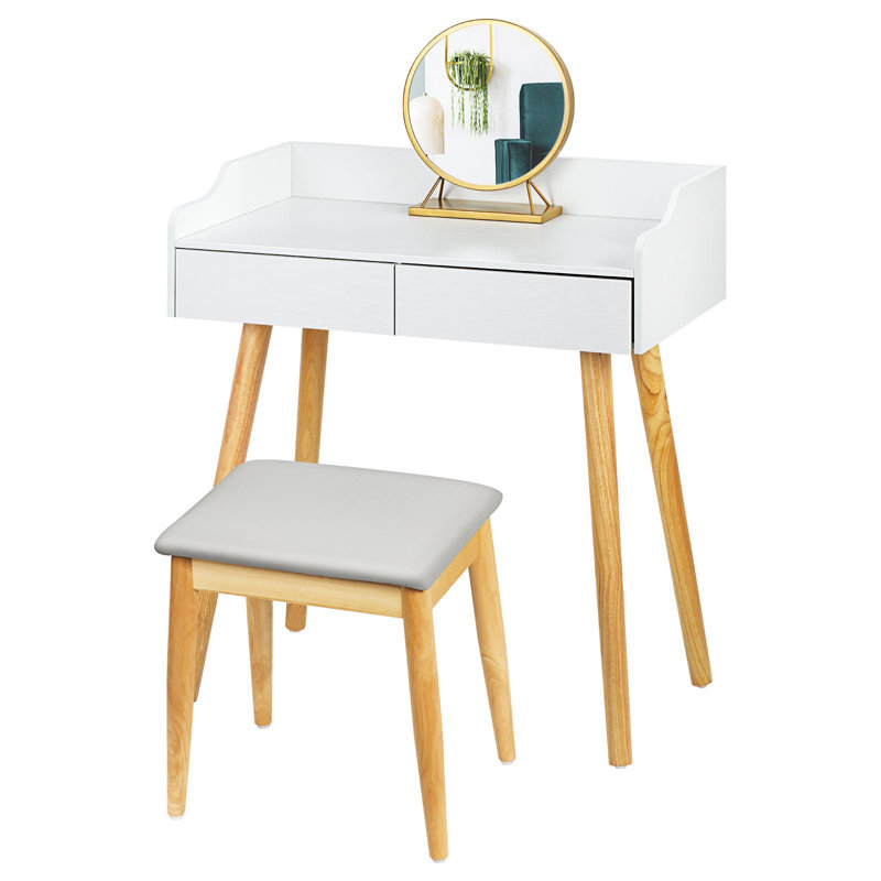 Konotopsky Vanity, White/Natural