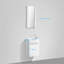 Meuble-lavabo mural simple 18 po avec lavabo-48848784