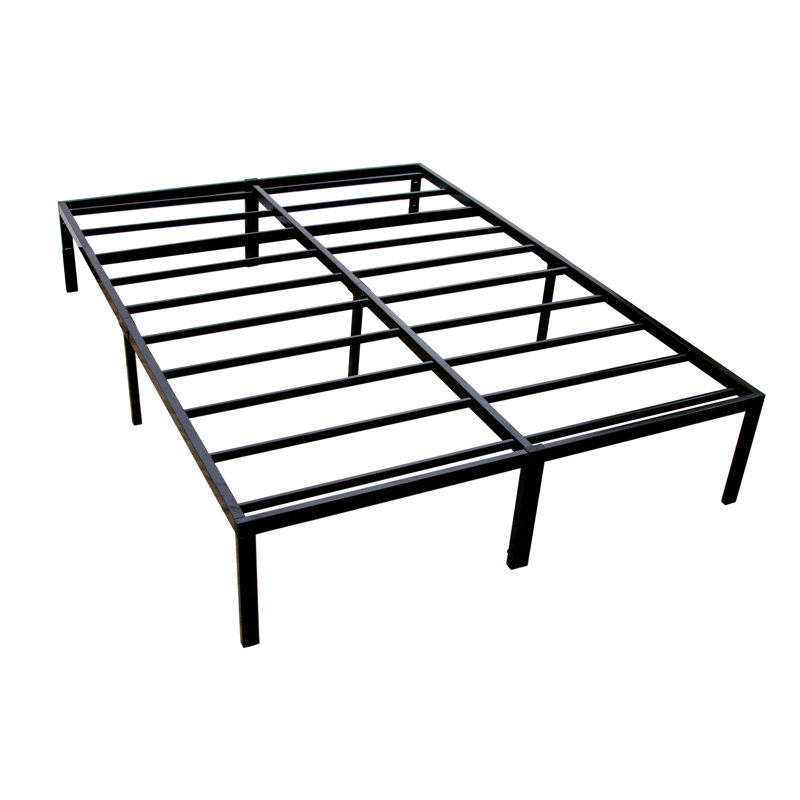 Twin Steel Black Modern Platform Foundation, And Heavy - Duty, Clean Look, Under Bed Storage Feature Duty Frame, Space, Long Lasting Use