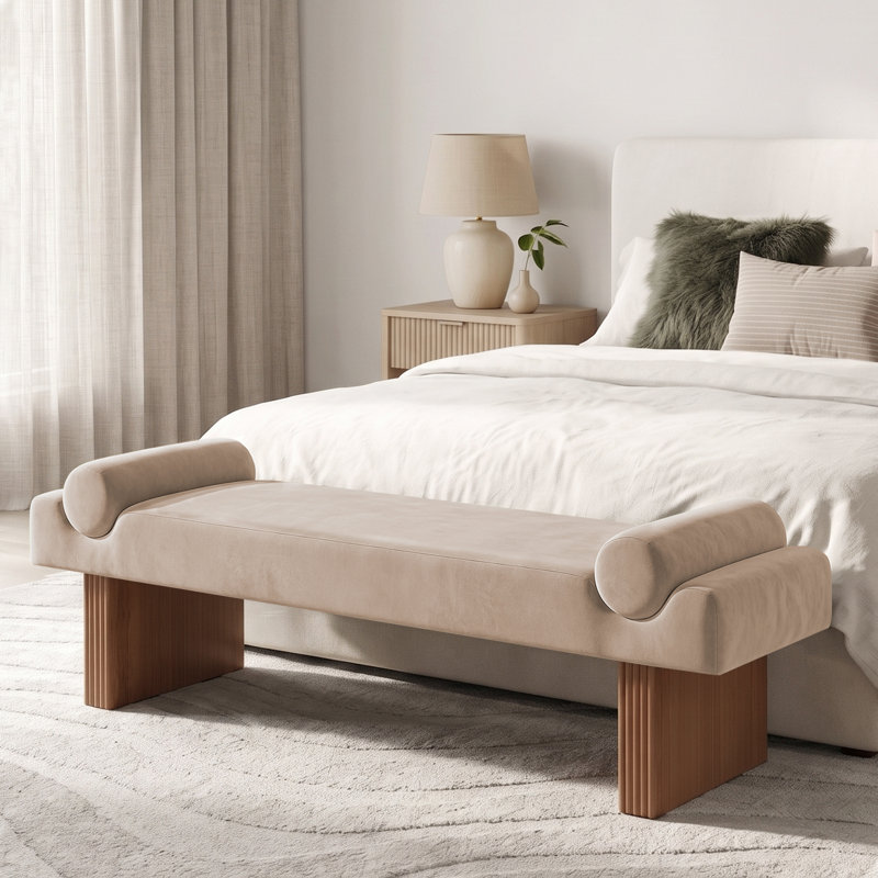 Banc de chambre 54 po, Tanné