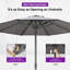 Parasol de table semi-automatique pour l'extérieur-729573488-729573490