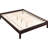 Cappuccino Queen Bed Frame - Modern Design, Ample Sleeping Area, Pine Wood Made Rich Simple Yet Impressive, Enhances Bedroom Beauty