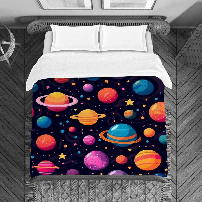Polyester Machine Printed Duvet Cover, Queen Duvet Cover