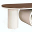 Table basse ovale de luxe industrielle, table basse de 47,24 po avec tiroir de rangement, centre de table en métal noir-1053028016-1053028021