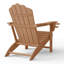 Chaise Adirondack en poly PEHD avec porte-gobelet Lucus-694082728