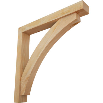 Support de sciage brut 6 po x l 44 po x P 44 po avec support décalé Thorton, sapin Douglas