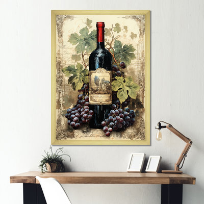 French French Wine Bordeaux Bounty sur toile