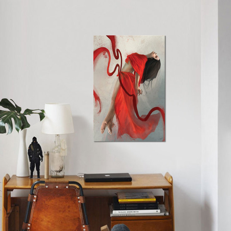«Transcendent», reproduction d'impression sur toile, H 26 po x l 18 po x P 1,5 po, Toile tendue, Pas de tapis