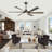 6 Blade Soild Wood Ceiling Fan with Light, Smart APP & Remote Control, 3 Color LED, Quiet DC Motor, Adjustable Downrods (6”/12”/24”)-130372085