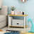 2-Tier No Tools Tube Shelf And End Table With Simple Stylish Design, Easy 5-Minute Assembly, Sturdy And Functional For Any Room