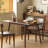 Vintage Solid Wood Extendable Dining Table