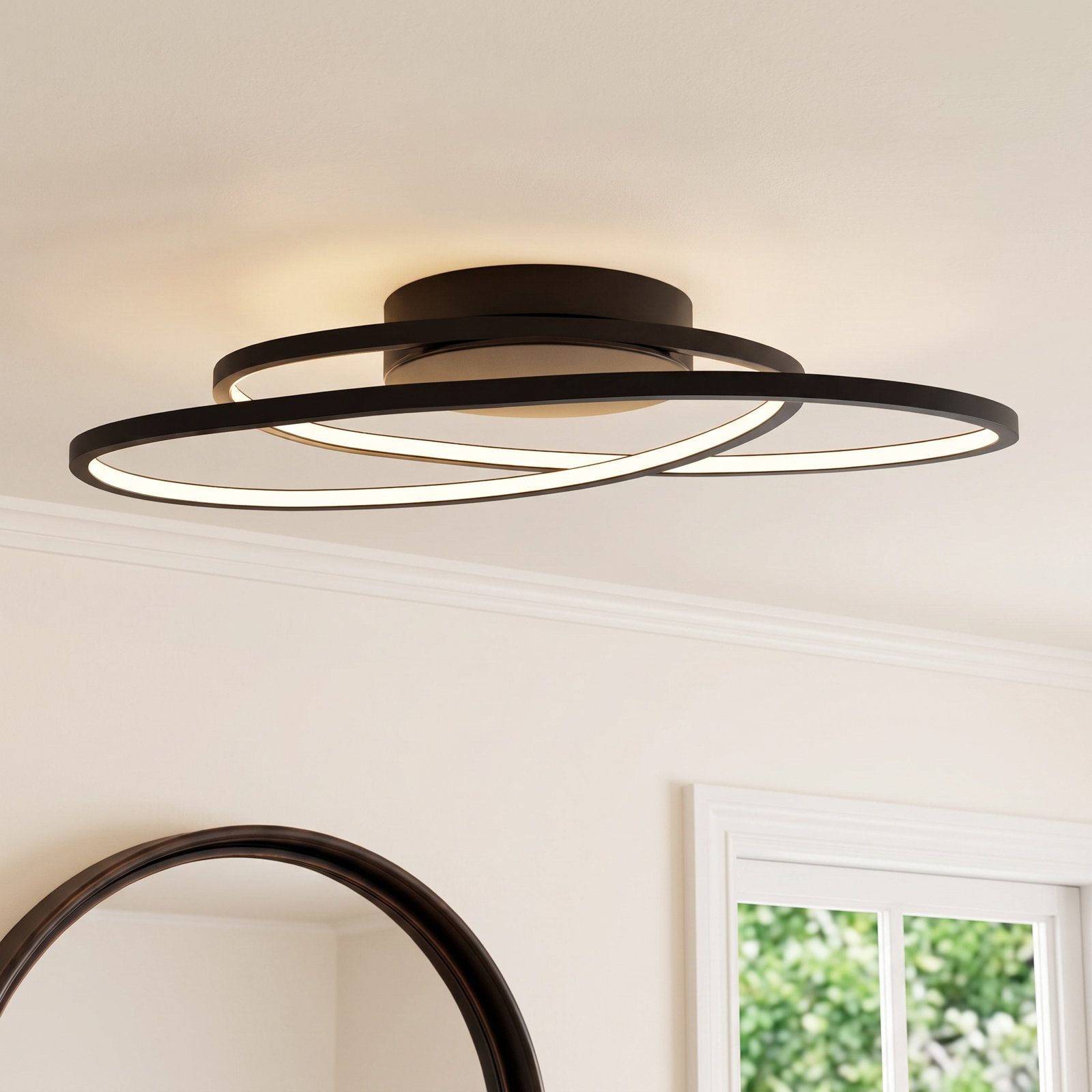 Ayers Single Light Metal LED Flush Mount