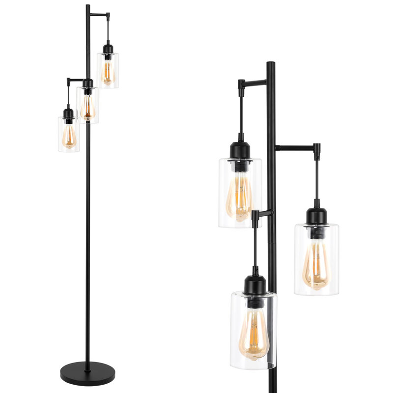 Nekeisha 64.76'' Matte Tree Floor Lamp