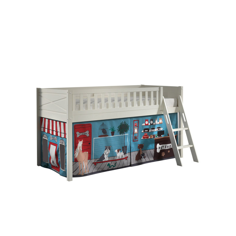 European Single (90 x 200cm) Bed Frames Mid Sleeper Loft Bed