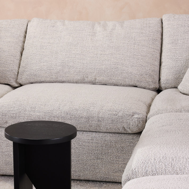Terra Condo Dream Modular Sectional Livesmart Fabric Cream, Light Gray Livesmart®