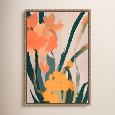 Sancerre "Flower Petals Abstract" Canvas Print