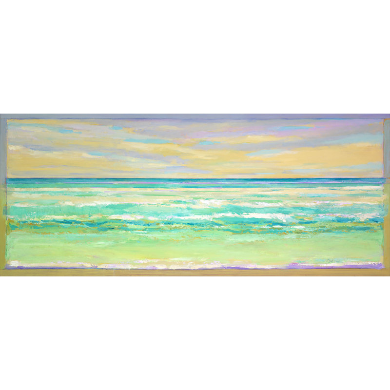 Seafoam Print by Lawrence Behunek, Wrapped Canvas, 34" H x 54" W