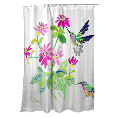 Rideau de douche simple gorge hummingbird
