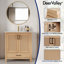 30" W Cove Fully Assembled Single Bathroom Vanity with Ceramic Top, Soft-close Doors and Drawer-121985608
