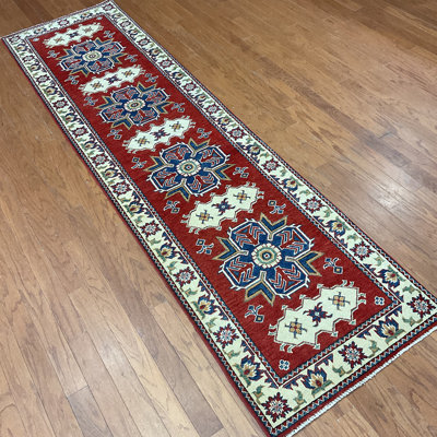  Handmade Kazak Wool Rug