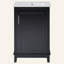 Petit meuble-lavabo moderne de 20 pouces avec lavabo en céramique - 20 * 14,5 * 33,3 pouces, rangement spacieux, 1 porte à fermeture douce-1268954781-1268954780