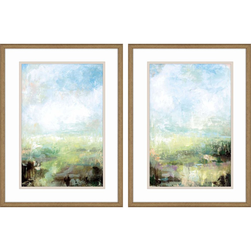 "Emerald Coast S / 2" par Pasion 2 - Ensemble de pièces sur papier