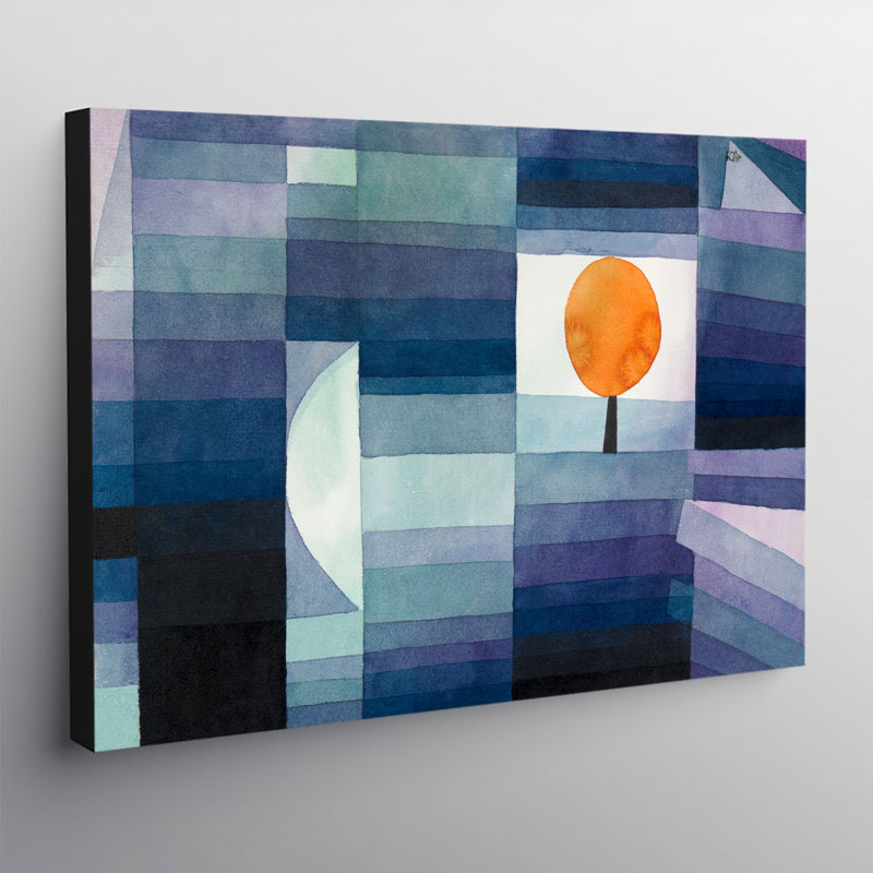 Landscape, Henri-Edmond Cross, Canvas, Wall Art, Framed Print by Paul Klee - Wrapped Canvas Print, 81cm H x 117cm W x 4cm D