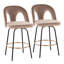 Tabouret de comptoir à hauteur fixe avec pivot-225994898-225994909