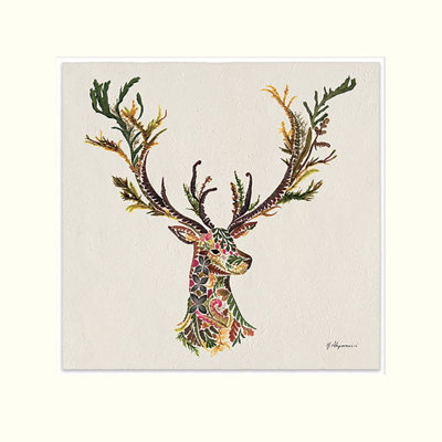 Forest Stag 1 Piece Painting
