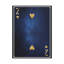 «Two of Hearts Space», carte de jeu sur toile, art mural