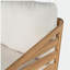 Royal Acacia Wood Loveseat and Coffee Table Set, Beige