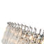 9 - Light Chandelier with Crystal Accents